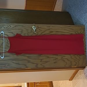 Red summer dress worn three or four times. No damage or stains